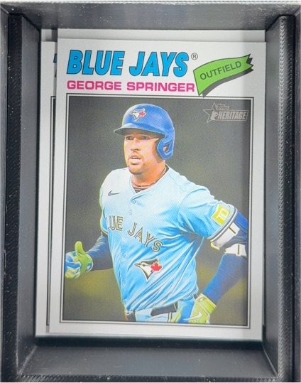 2026 Topps Heritage #108 George Springer — front