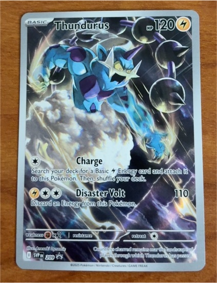2025 Pokémon SV: Scarlet & Violet Promo #209 Thundurus — front