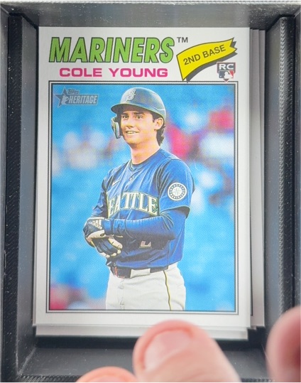 2026 Topps Heritage #142 Cole Young — front