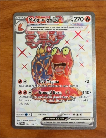 2024 Pokémon SV06: Twilight Masquerade #191/167 Magcargo ex — front