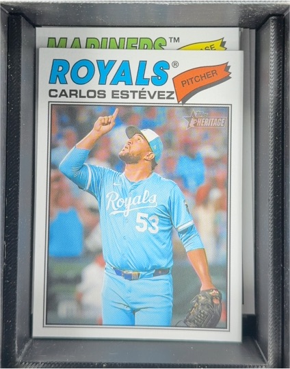 2026 Topps Heritage #314 Carlos Estévez — front