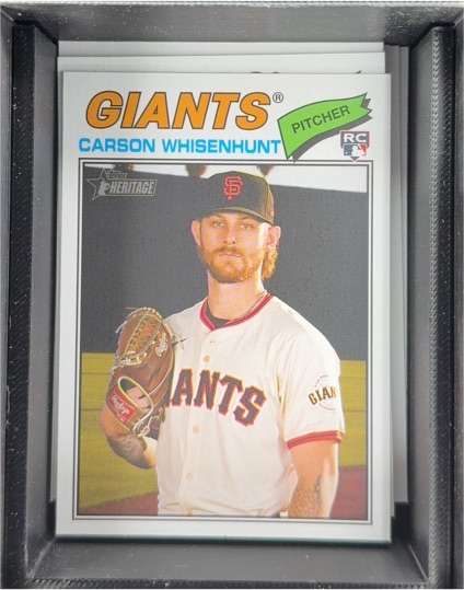 2026 Topps Heritage #79 Carson Whisenhunt — front