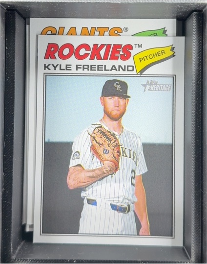 2026 Topps Heritage #92 Kyle Freeland — front