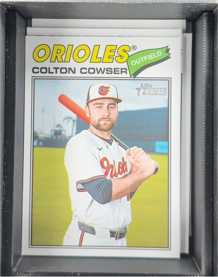 2026 Topps Heritage #338 Colton Cowser — front