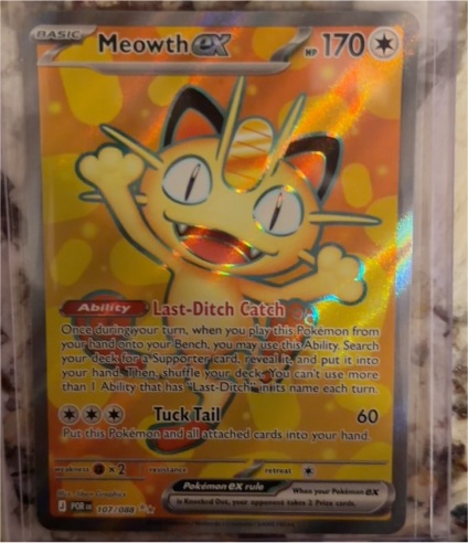 2026 Pokémon Perfect Order #107 Meowth ex — front