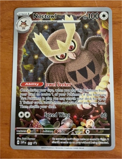 2023 Pokémon Scarlet & Violet Promo #141 Noctowl — front