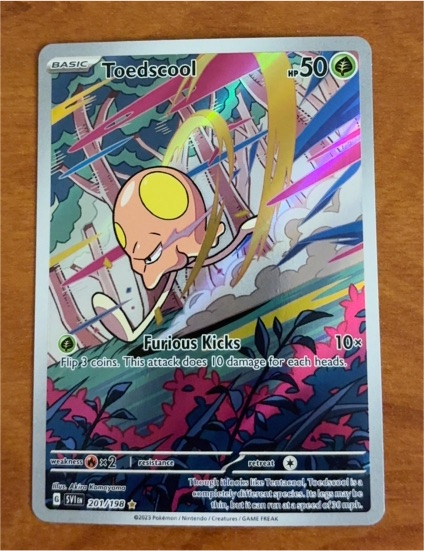 2023 Pokemon Scarlet & Violet Base Set #201 Toedscool — front
