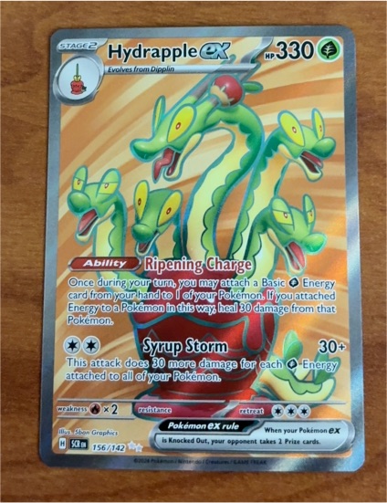 2022 Pokémon SV07: Stellar Crown #156 Hydrapple ex — front