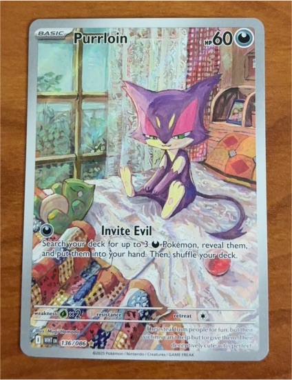 2023 Pokémon Scarlet & Violet #136 Purrloin — front