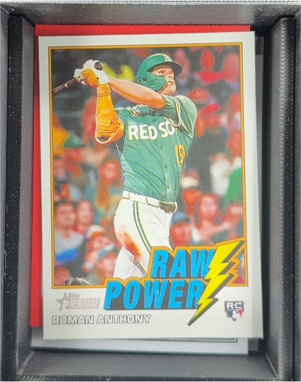 2026 Topps Heritage #RP-RA Roman Anthony Raw Power — front