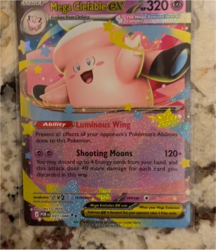 2020 Pokémon POR #031 Mega Clefable ex — front