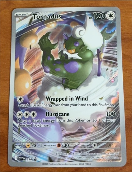 2023 Pokémon SV: Scarlet & Violet Promo #210 Tornadus — front
