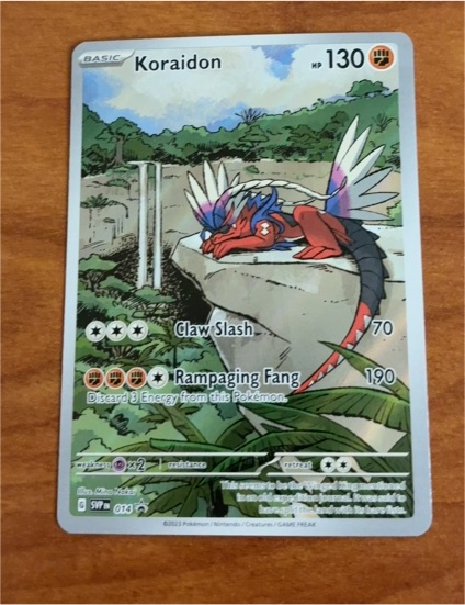 2023 Pokémon Scarlet & Violet Promo #014 Koraidon — front