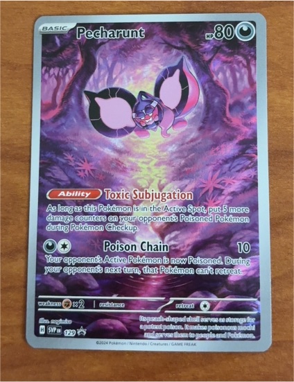 2024 Pokemon Scarlet & Violet Promo #129 Pecharunt — front