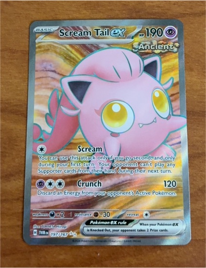 2024 Pokémon Twilight Masquerade #197 Scream Tail ex — front