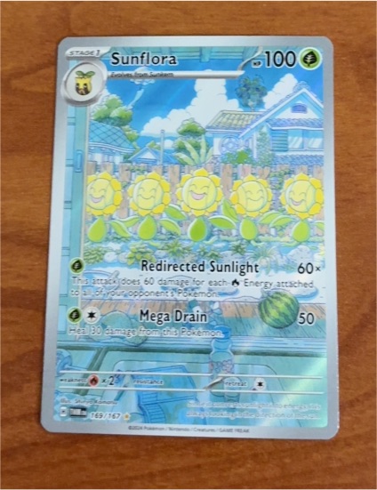 2023 Pokémon SV06: Twilight Masquerade #169/167 Sunflora — front
