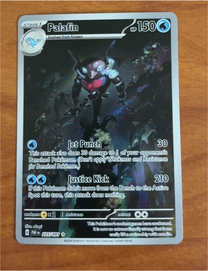 2024 Pokémon SV Paldean Fates #225 Palafin — front