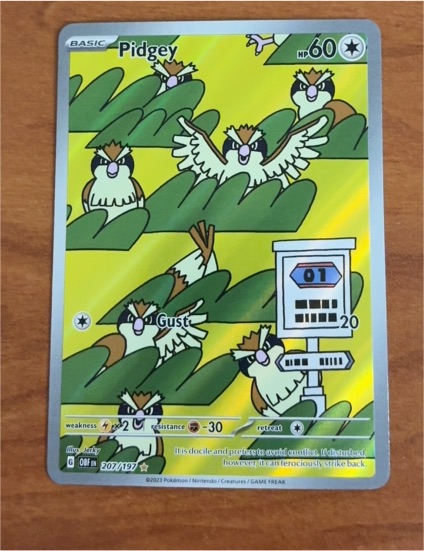 2023 Pokémon SV03: Obsidian Flames #207 Pidgey — front