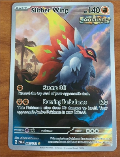 2023 Pokémon SV04: Paradox Rift #203 Slither Wing — front
