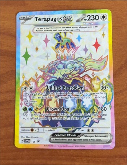 2024 Pokémon SV Scarlet & Violet #165 Terapagos ex — front