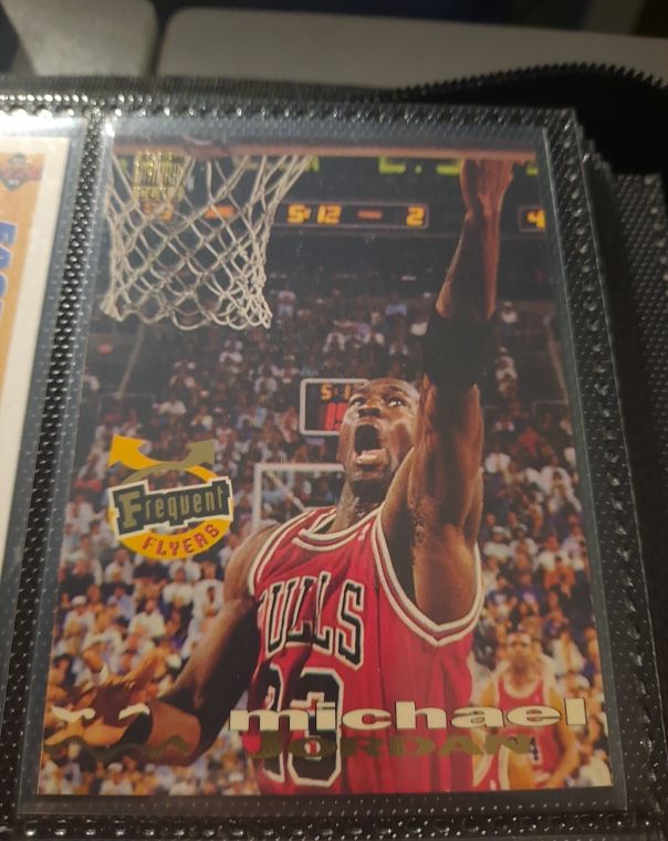 1993-94 Topps Stadium Club #181 Michael Jordan Frequent Flyers — front