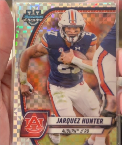 2024 Bowman University Chrome #93 Jarquez Hunter — front