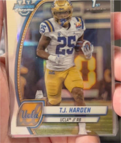 2024 Bowman Chrome University #165 T.J. Harden — front