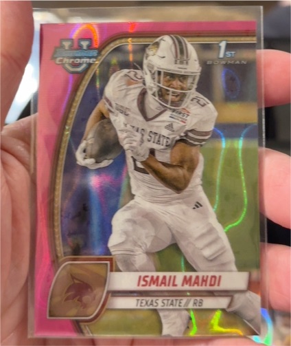 2024 Bowman Chrome University #189 Ismail Mahdi — front