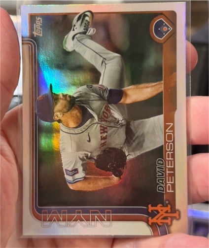 2025 Topps Series 1 #131 David Peterson — front