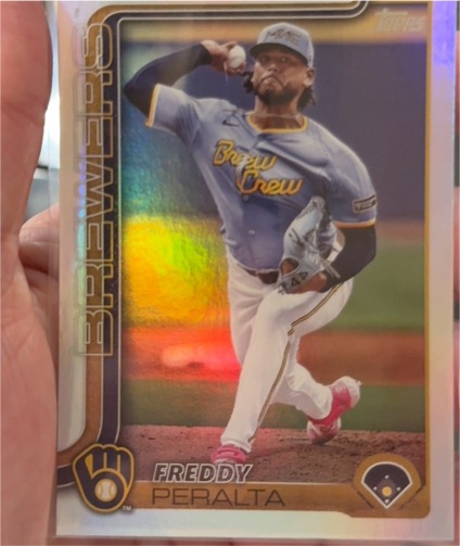 2025 Topps Chrome #95 Freddy Peralta — front