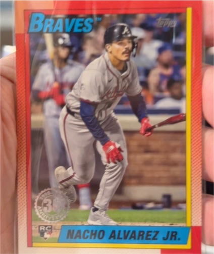 2025 Topps Series 1 1990 Topps 35th Anniversary #T90-79 Nacho Alvarez Jr. — front