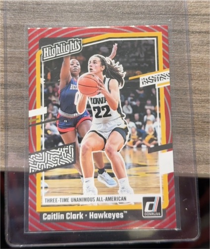 2024 Panini Donruss Caitlin Clark Collection Highlights #H12 Caitlin Clark — front