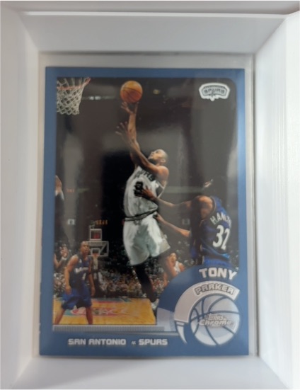2002-03 Topps Chrome #86 Tony Parker — front