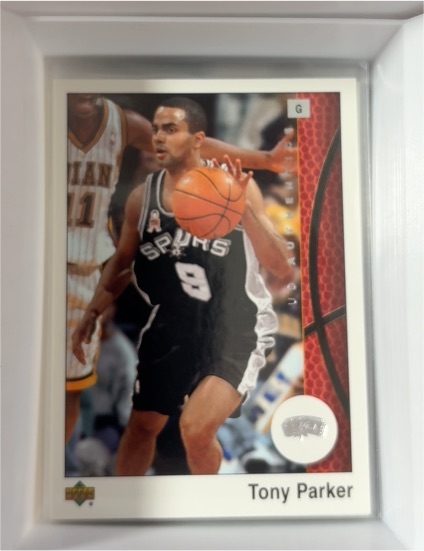2002-03 Upper Deck UD Authentics #76 Tony Parker — front