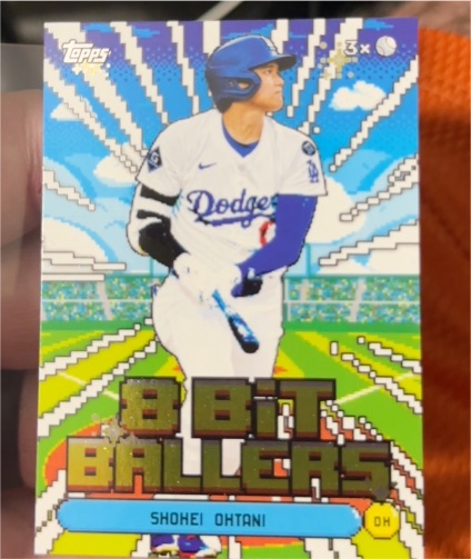 2026 Topps 8 Bit Ballers #8B-7 Shohei Ohtani — front