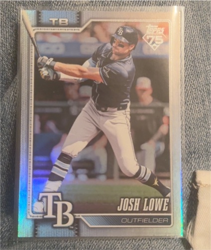 2026 Topps Series 1 #183 Josh Lowe — front