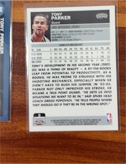 2003 Sports Illustrated for Kids #9 Tony Parker — front