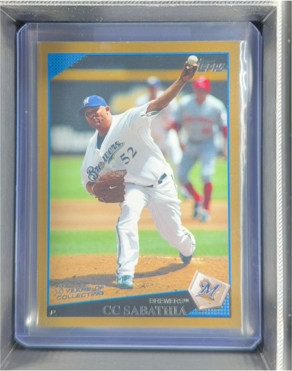 2001 Topps Traded & Rookies Gold #T88 CC Sabathia — front