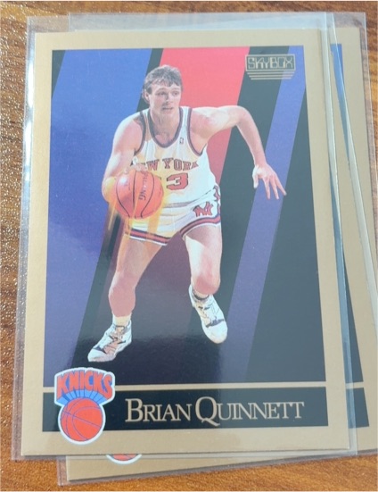 1990-91 SkyBox #192 Brian Quinnett — front