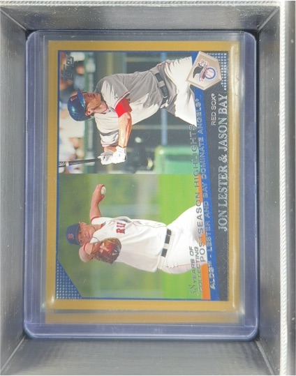 2009 Topps League Leaders #LL-2 Jon Lester & Jason Bay — front