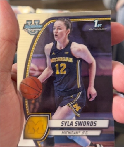 2024 Bowman Chrome University #65 Syla Swords — front