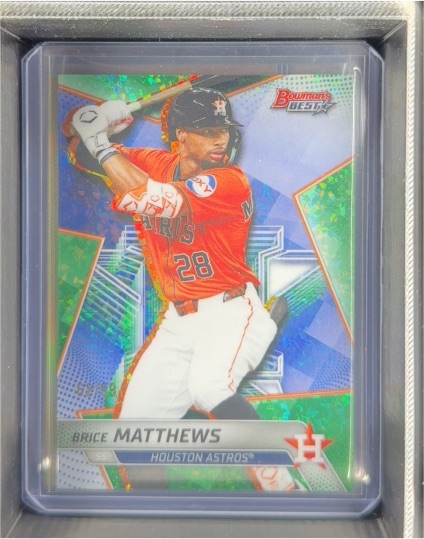 2025 Bowman's Best #TP-18 Brice Matthews — front