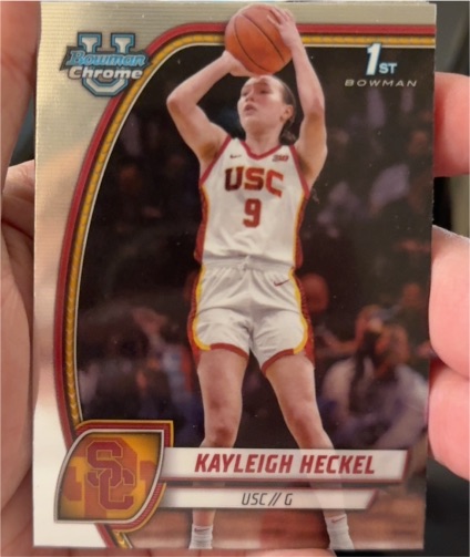 2024 Bowman Chrome University #43 Kayleigh Heckel — front