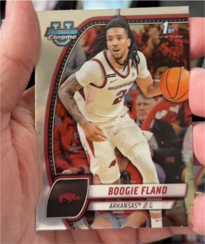 2025 Bowman Chrome University #11 Boogie Fland — front