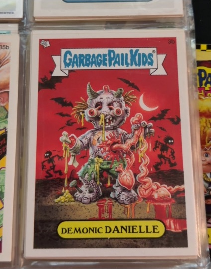 2006 Garbage Pail Kids All New Series 5 #3b Demonic Danielle — front