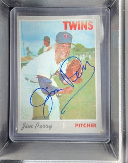 1970 Topps #620 Jim Perry — front