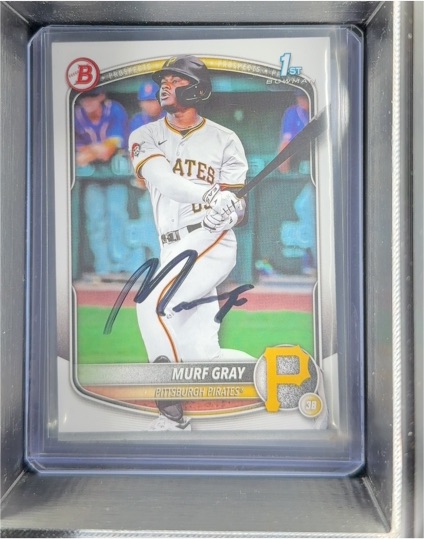 2025 Bowman Draft Chrome #CPA-MG Murf Gray — front