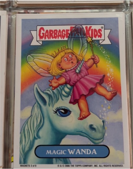 2006 Topps Garbage Pail Kids Series 5 Magnet #3 Magic Wanda — front