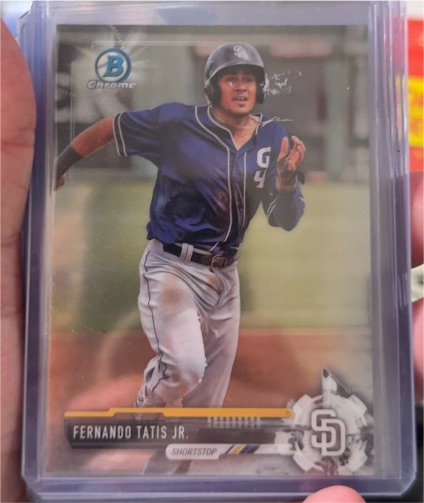 2017 Bowman Chrome Draft #BDC-71 Fernando Tatis Jr. — front