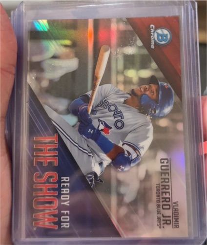 2019 Bowman Chrome Ready for the Show #RFTS-1 Vladimir Guerrero Jr. — front